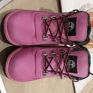 GIRL PINK Timberland boots